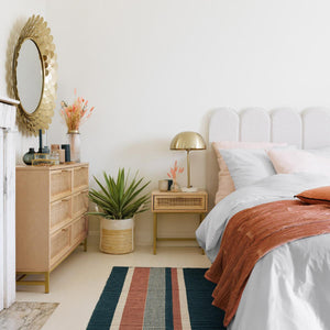 Скрин atmosphera Rayo, 6 чекмеджета, 120x40cm, MDF, Бреза