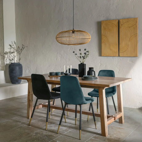 Трапезна маса Jiling, 180x90 cm, Акация