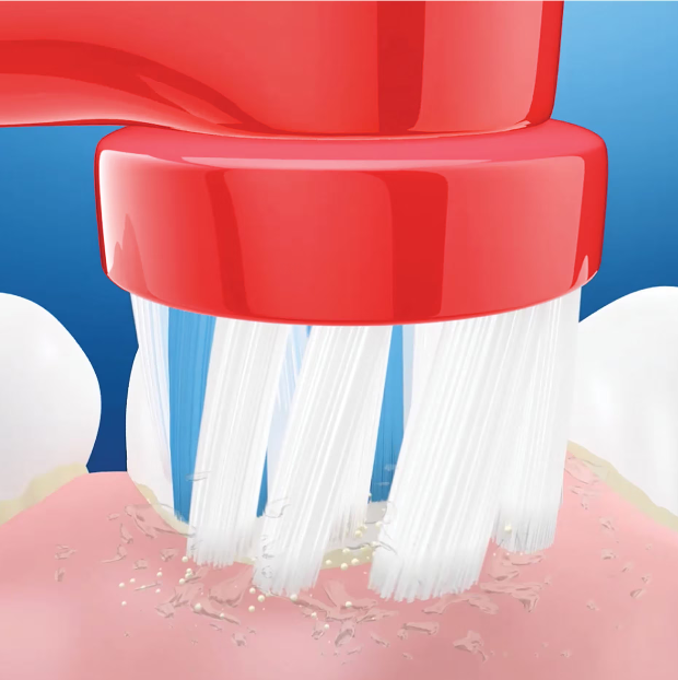 Електрическа четка за зъби Oral-B Vitality Star Wars, За деца, Червен