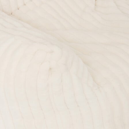 Фотьойл XL atmosphera Muzi, Кадифе, Бял