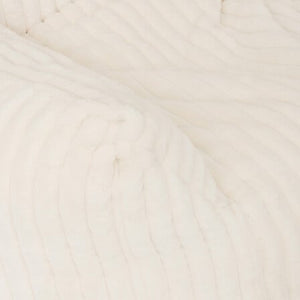 Фотьойл XL atmosphera Muzi, Кадифе, Бял