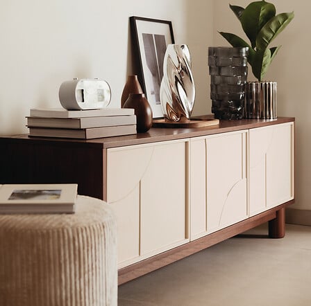 ТВ шкаф atmosphera Jilani, 2 врати и 1 чекмедже, 140x40x50 cm, MDF