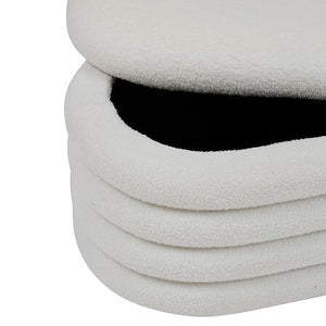 Пейка със съхранение atmosphera Giulia, Букле, Бял