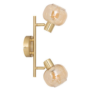 Лампа atmosphera Pilia, 28x11x19 cm, Стъкло Кехлибар