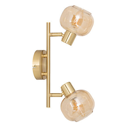 Лампа atmosphera Pilia, 28x11x19 cm, Стъкло Кехлибар