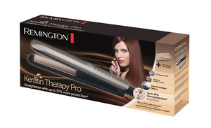 Преса за коса Remington Keratin Therapy Pro S8590, 230 градуса, Златен