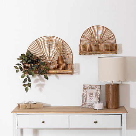 Рафт за стена atmosphera Estela, Ратан, 2 броя