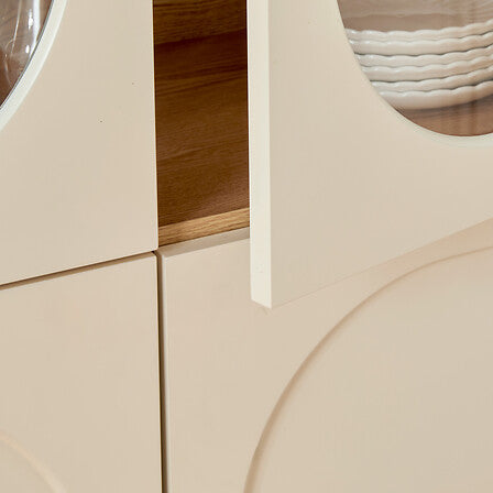 Шкаф с витрина atmosphera Bloomy, 4 врати, 180 cm, MDF