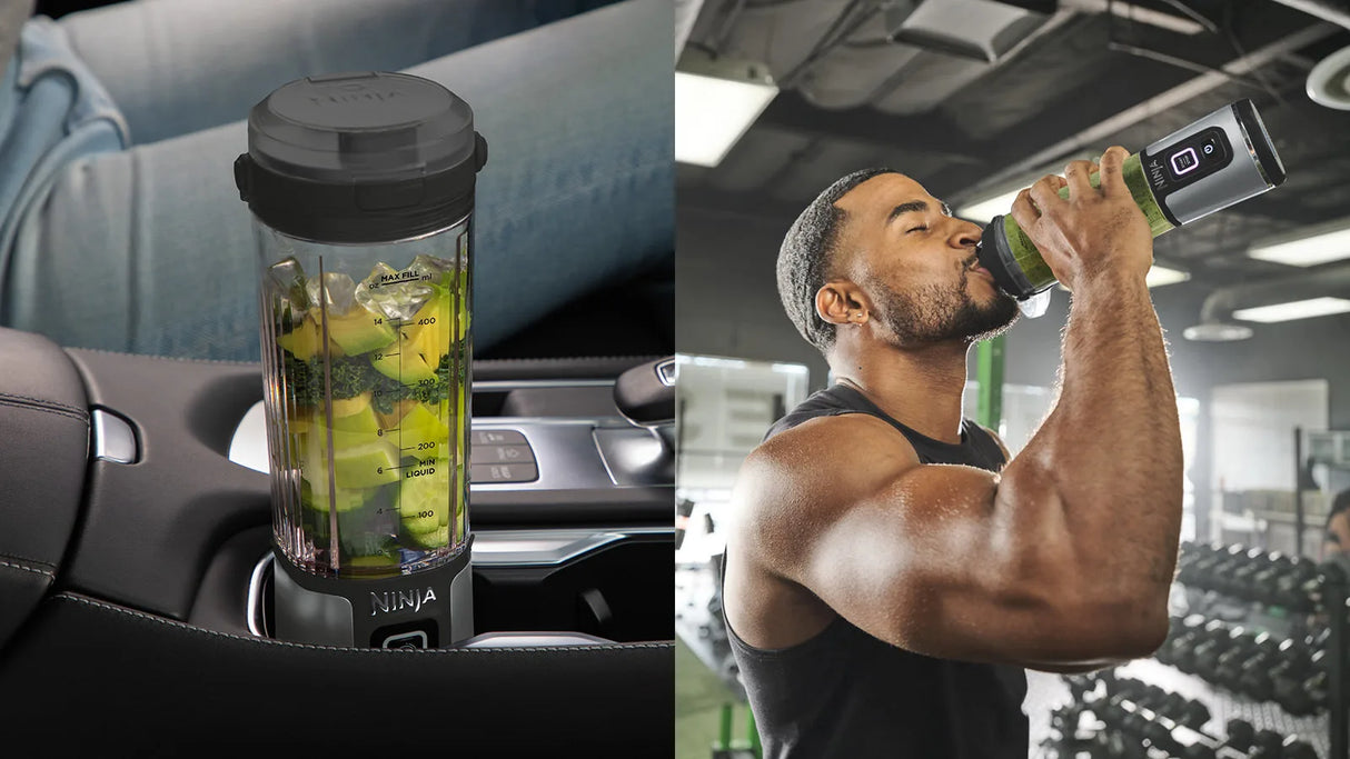 Блендер Ninja Blast BC151EUBKEU, Безжичен, 5 v, Литиево-йонна батерия, Черен