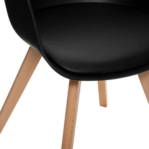 Трапезен стол atmosphera Baya, Черен