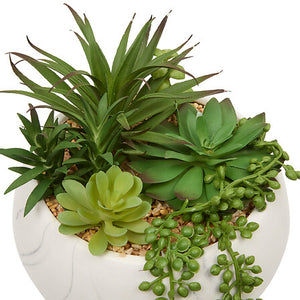 Изкуствено растение atmosphera Jesty Succulent, 18 cm