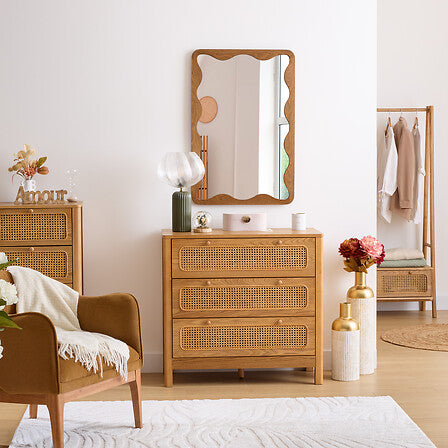 Скрин atmosphera Tiria, 3 чекмеджета, 90x45x85 cm, MDF