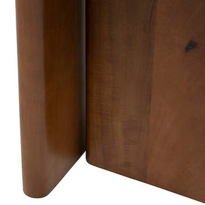 Холна маса atmosphera Nanda, Мангово дърво, Мрамор, Ø51 см