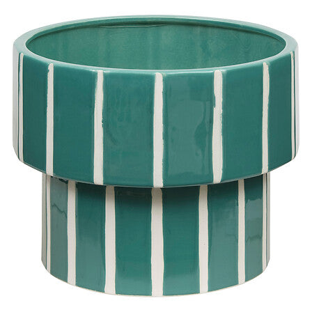 Кашпа atmosphera Flow, Керамика, Зелен, Ø30 cm