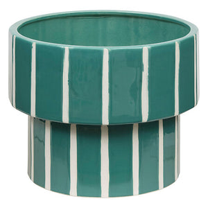 Кашпа atmosphera Flow, Керамика, Зелен, Ø30 cm