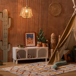 Детски скрин atmosphera Tara, 3 отделения, MDF, Бял