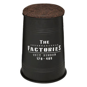 Пуф atmosphera Joao, Метал, Черен