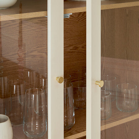 Шкаф с витрина atmosphera Bloomy, 4 врати, 180 cm, MDF