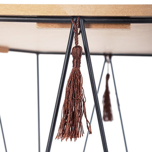 Помощна маса atmosphera Kumi, Метал, Етно дизайн, Осмоъгълна