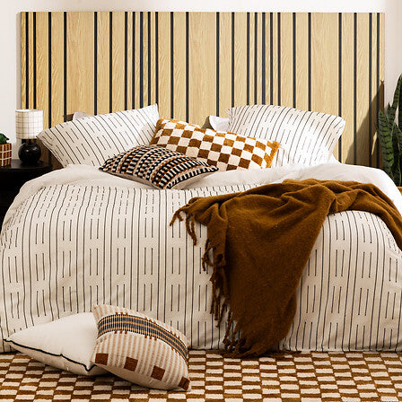 Акустичен декоративен стенен панел atmosphera Colva, MDF, 120x60 cm, Светло дърво