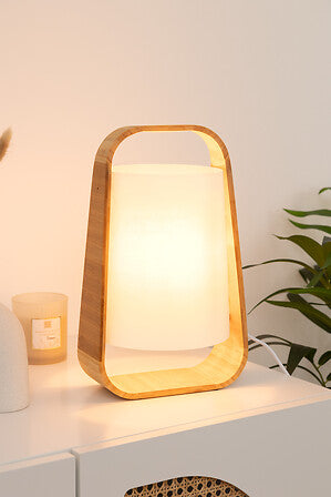 Настолна лампа atmosphera Rex, 35 cm, Бамбук