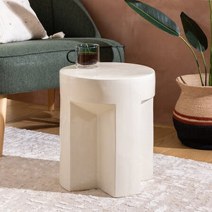 Помощна маса atmosphera Kriz, Керамика, Ø34 см