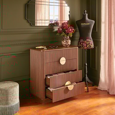 Скрин atmosphera Wany, 4 чекмеджета, 80x40x85 cm, MDF