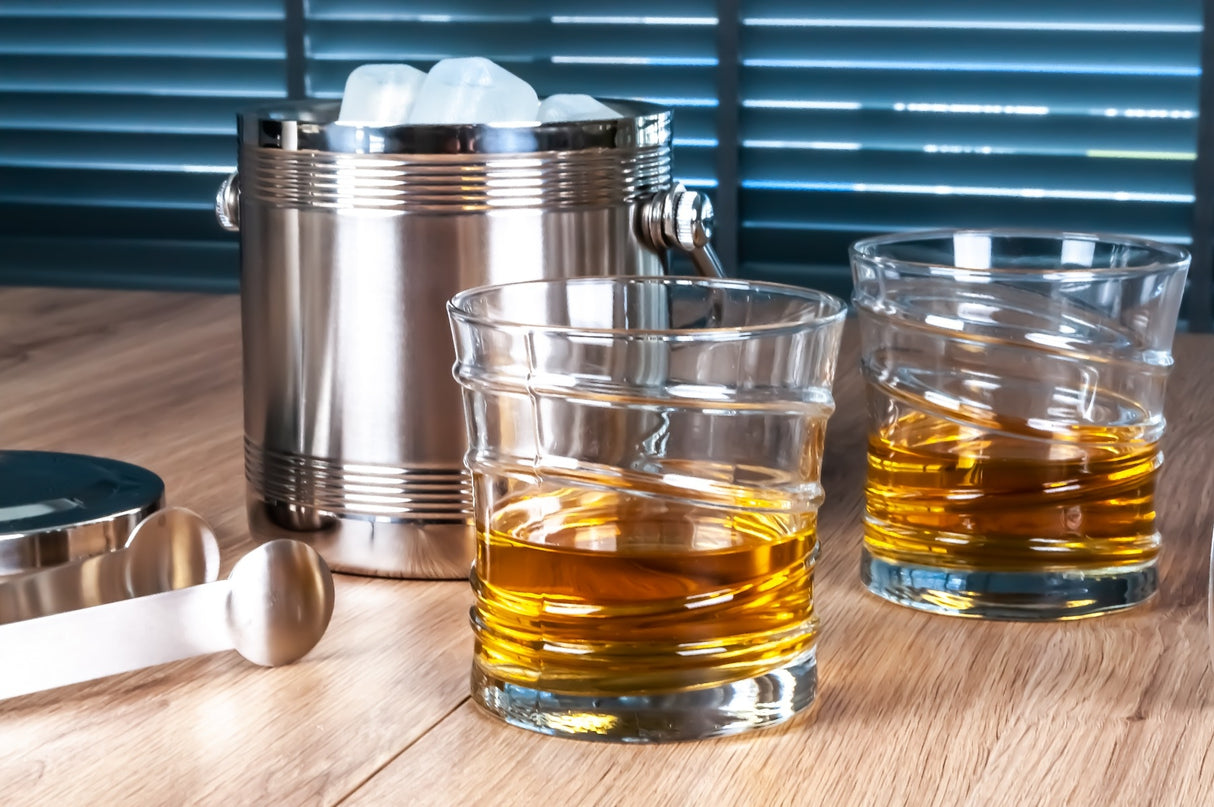 Сет чаши за уиски LAV Ring, 320 мл, 6 бр