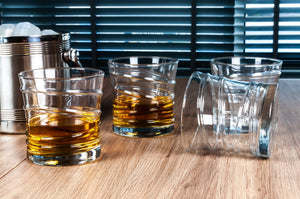 Сет чаши за уиски LAV Ring, 320 мл, 6 бр