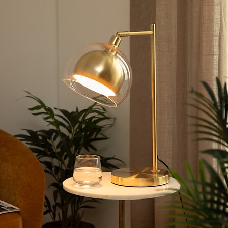 Настолна лампа atmosphera Dolce Riviera, 48 cm, Метал и цимент