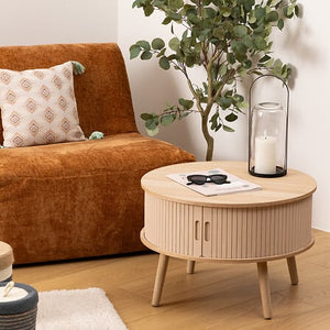 Холна маса Atmosphera Nyos, Бежов, MDF, 60x40 cm