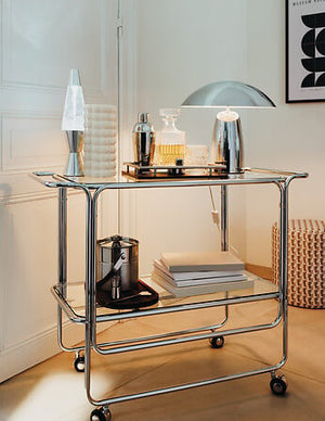 Помощна маса atmosphera Hornwell, Стъкло, 92x40x71 см