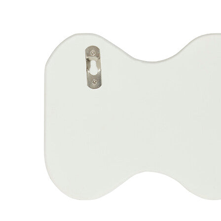 Рафт за стена atmosphera Salina, MDF, Бял, 53 см