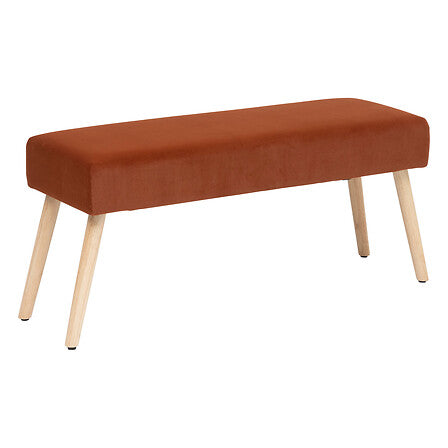 Пейка atmosphera Tess, Кадифе, Амбър, 100x35 см