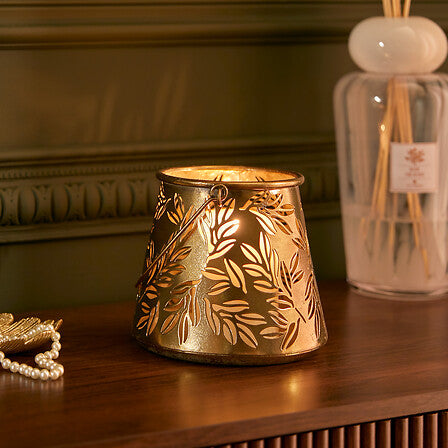 Фенер atmosphera Belli, Метал, Златен, 15 cm