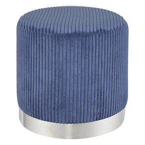 Пуф atmosphera Sylia, Рипсено кадифе, Ø38 cm