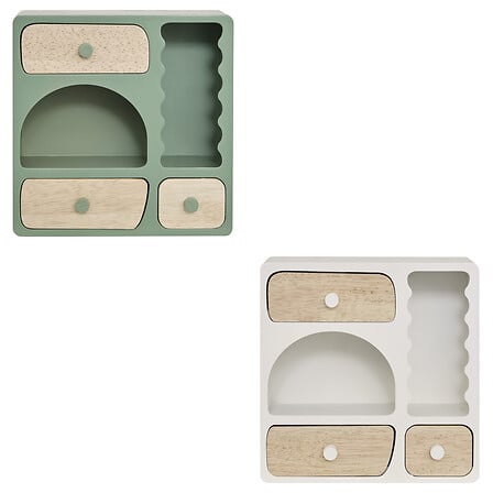 Кутия за бижута atmosphera Cheri, Дърво, Асорти, 26 cm