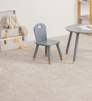 Детски стол atmosphera, MDF, Сив