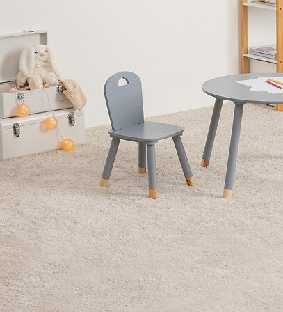 Детски стол atmosphera, MDF, Сив