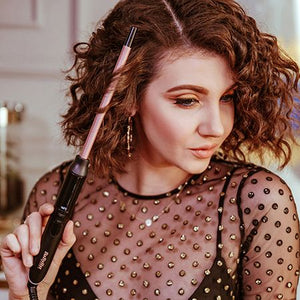 Маша за коса BaByliss C449E, 210 °C, Афро къдрици, Покритие Quartz-Ceramic, Черна