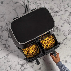 Фритюрник с горещ въздух Ninja AF300EU, 2470W, 7.6 л, 6 програми, Черен