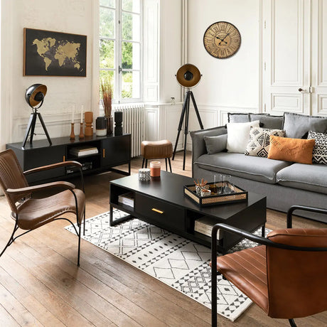 Трапезен стол atmosphera Kavi, Естествена кожа