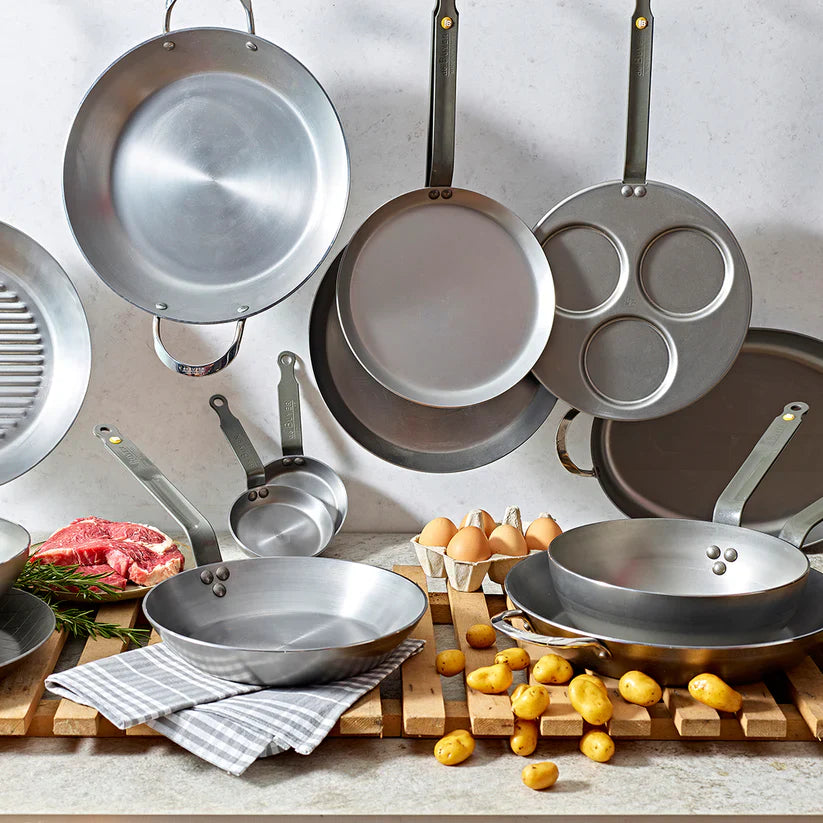 Тиган соте de Buyer Mineral B, 28 cm, Стоманен