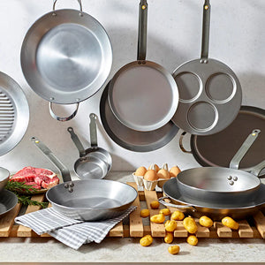 Тиган соте de Buyer Mineral B, 28 cm, Стоманен