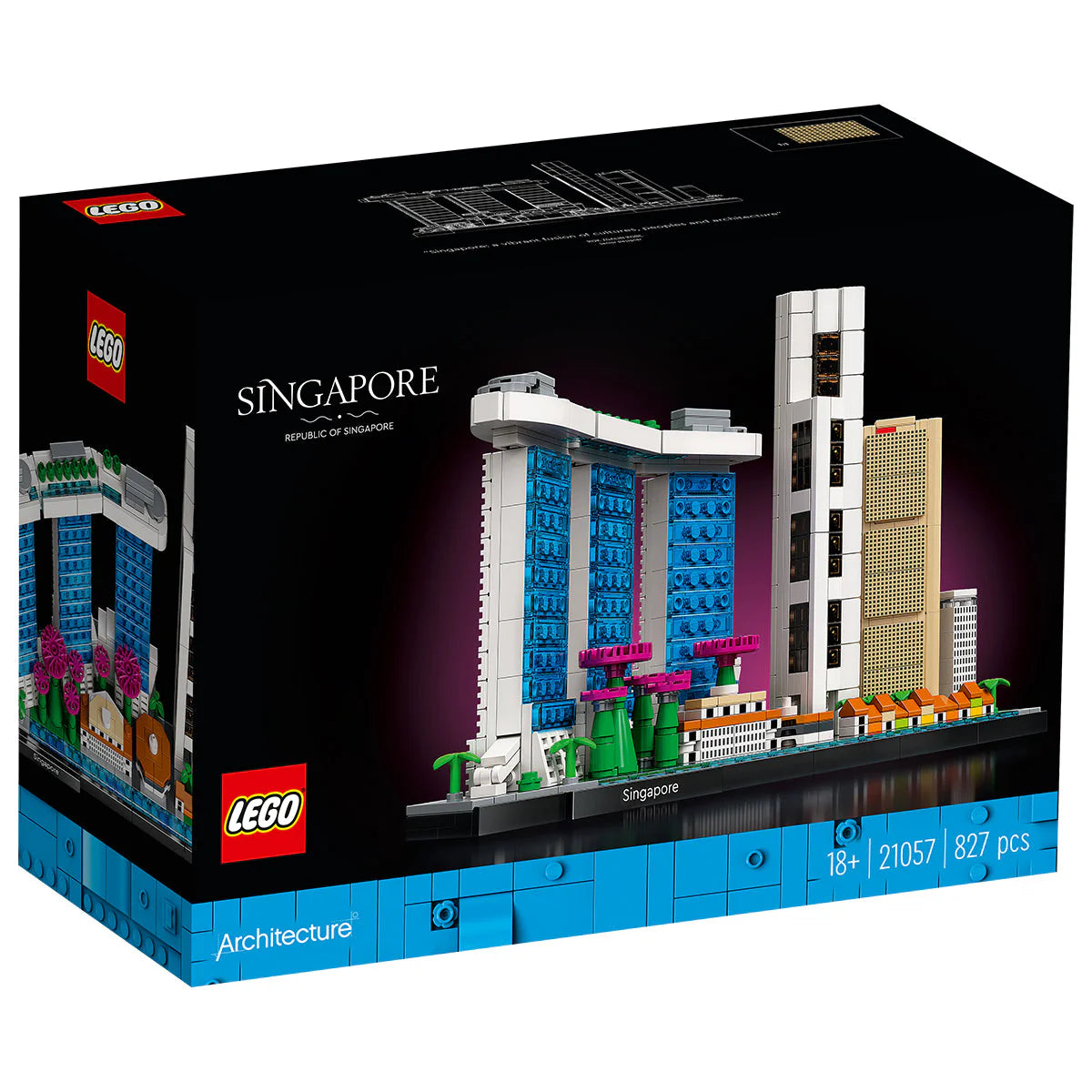 LEGO® Architecture - Singapore 21057, 827 части
