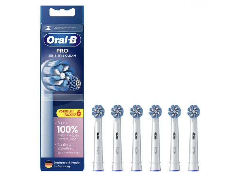Накрайник за електрическа четка Oral-B Pro Sensitive Clean 860717, 6 бр