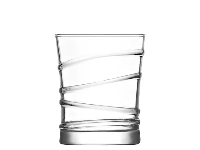 Сет чаши за уиски LAV Ring, 320 мл, 6 бр