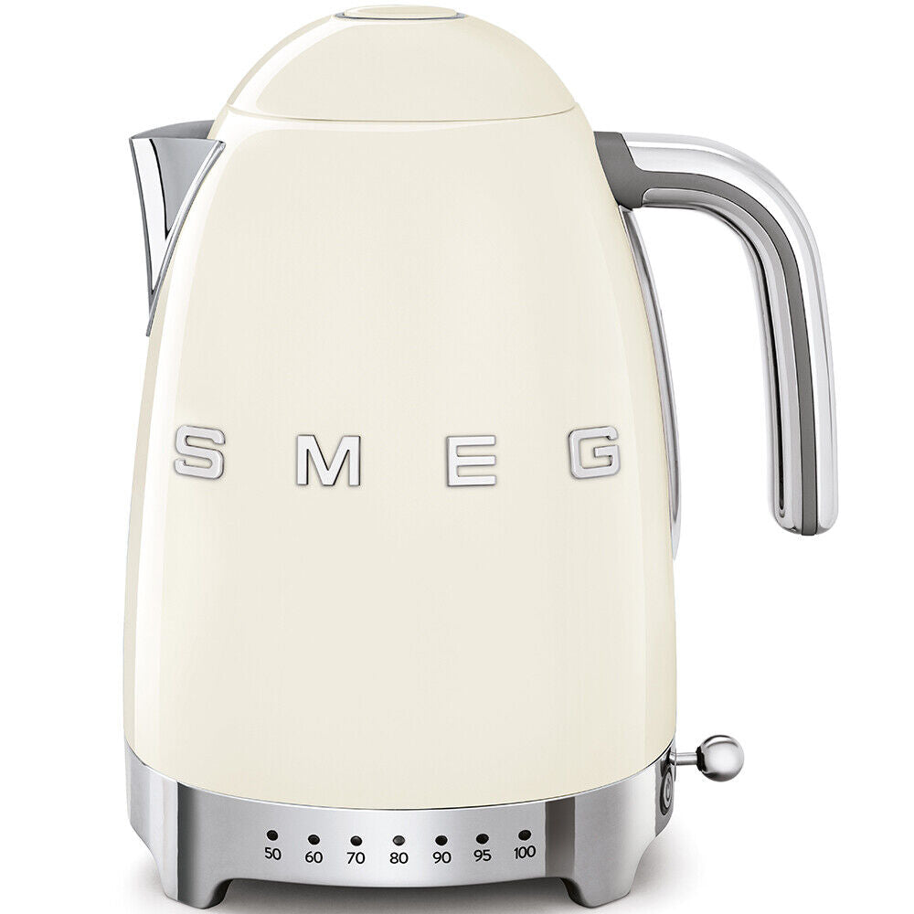 Електрическа кана Smeg KLF04CREU, 2400W, 1,7 л, Кремав