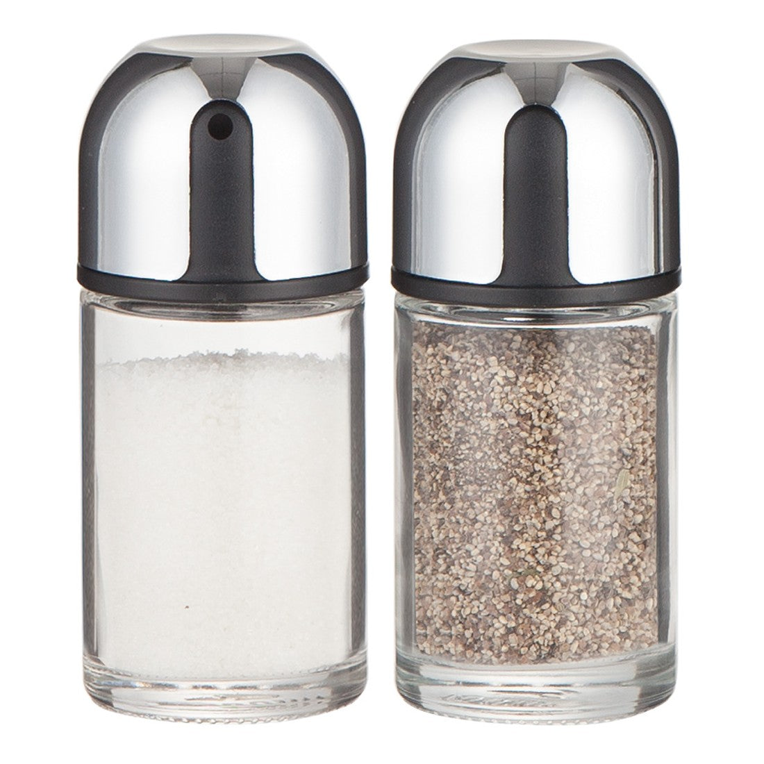 Комплект 2 съда за сол и черен пипер  KingHoff 1644 11.2x5.8x12.7 см, Капацитет 100 грама