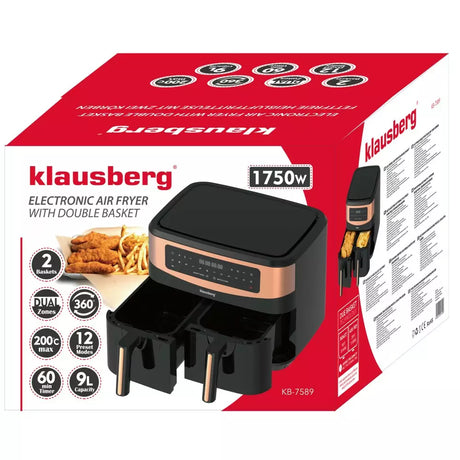 Friteuză cu aer cald Klausberg 7589, 9L